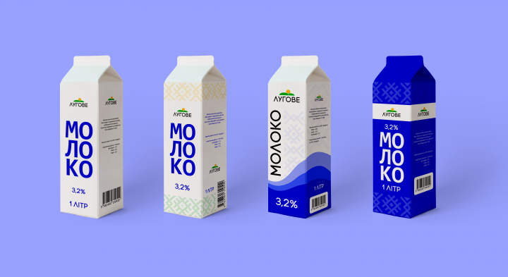 Дизайн этикетки для молочной продукции