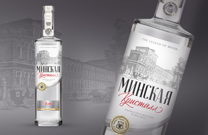 Водка "Минская Кристалл"