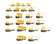 Иконки грузовичков