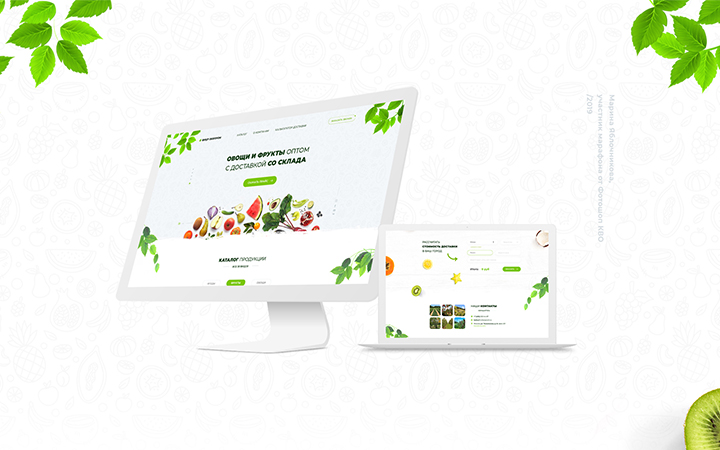 Дизайн Landing page / концепт