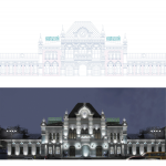 Отрисовка здания Рижского вокзала