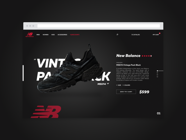 New Balance Vintage Pack Black (Concept)