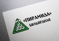 Разработка логотипа для бильярдной Пирамида