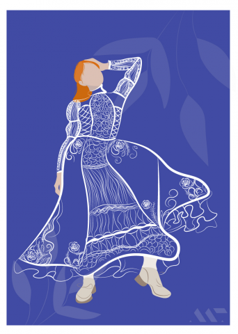 Girl, who is dreaming