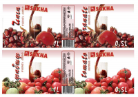 этикетка + логотип "Sakha"