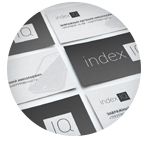 Визитки для компании IndexIQ