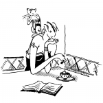 Иллюстрация к книге Бориса Эренбурга «Синдерелла»