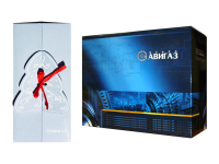 «Искра-Авигаз». Открытка. Коробка