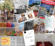 Печатная продукция на выставке в Монте Карло