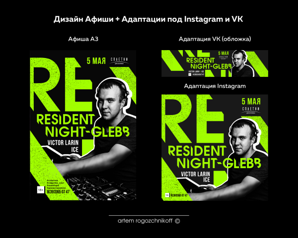 Афиша Дом Вечеринок Сплетни (Resedent Night)