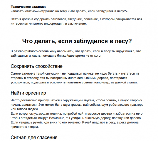 Статья-инструкция