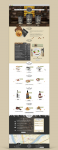 Дизайн кофейни - landing page