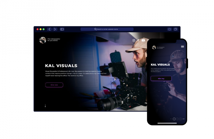 Дизайн сайта портфолио