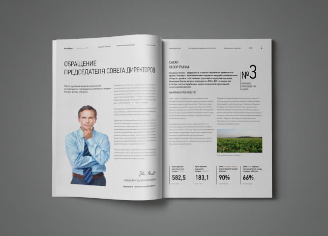 Разворот для компании, презентация