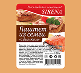 Этикетка для линии паштетов из семги