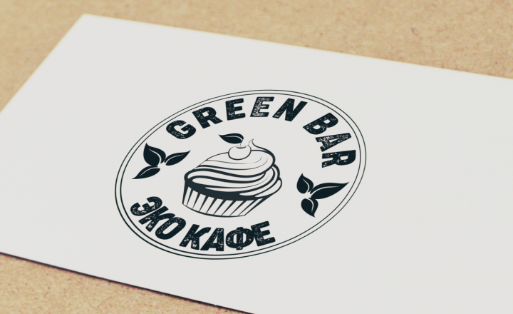 Логотип эко кафе