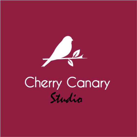 Логотип дизайн-студии Cherry Canary