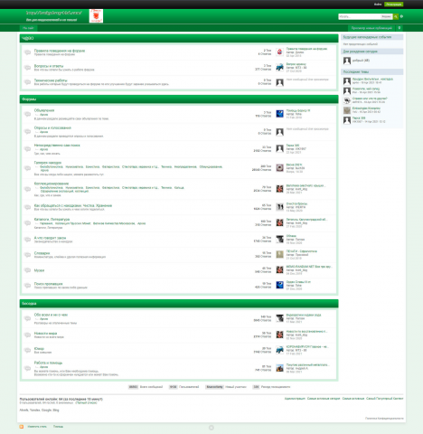 Форум по интересам для общения