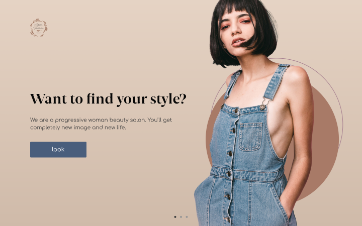 "Beauty Craft" landing page.