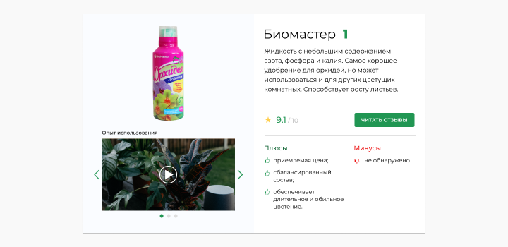 карточка товара