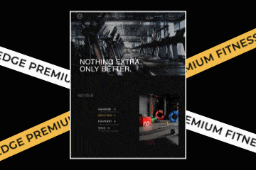 Дизайн сайта фитнес клуба «EDGE»