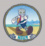 Макет наклейки Nova