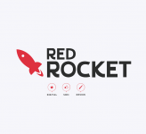 Логотип "Red Rocket"