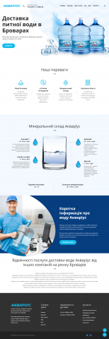 Corporate site "Aquarius"