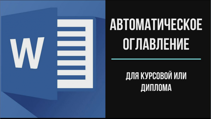 Оглавление в Word
