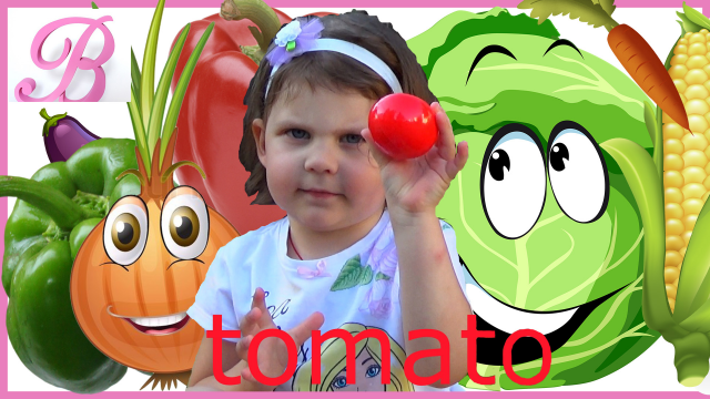 Учим овощи по-английски ! Видео для детей 0+ ! Vegetables in Eng