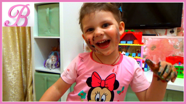 ДАШУЛЯ НАСТОЯЩАЯ БЭД БЕБИ BAD BABY !!! РАЗРИСОВАЛА СЕБЯ КРАСКАМИ