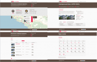 Design for site of banks and foreign exchange rates Abkhazia