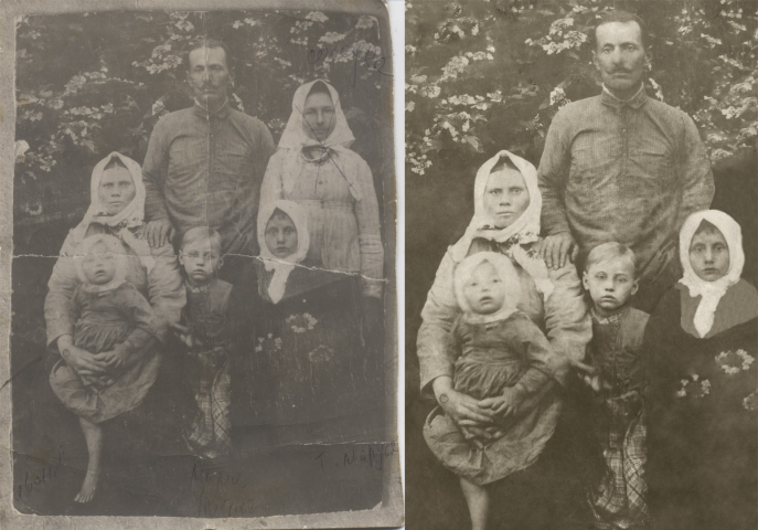 Восстановление старого фото