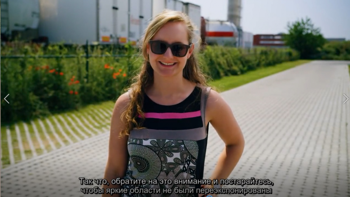 Перевод видео на тему кинематографа и съемок