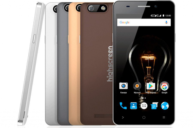 Highscreen PowerIce Evo – тонкий смартфон со сверхемкой батареей