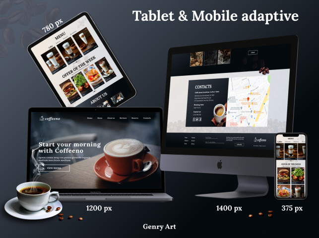 Landing page Coffee