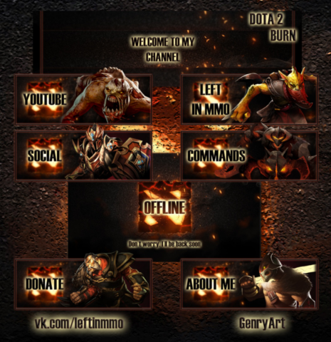 Twitch Dota 2 Banners