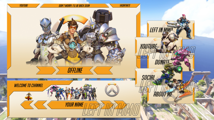 Twitch Overwatch Banners