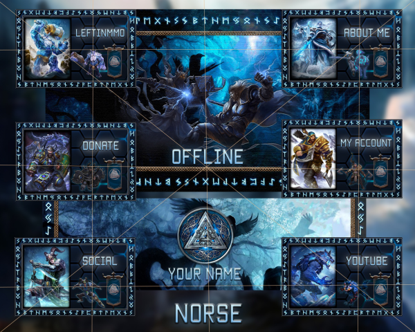 Twitch Norse Banners