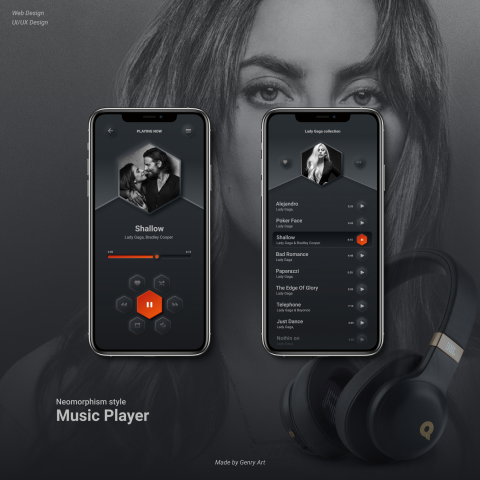 Music App Dark Theme