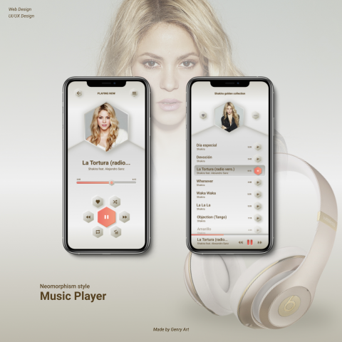 Music App Light Theme