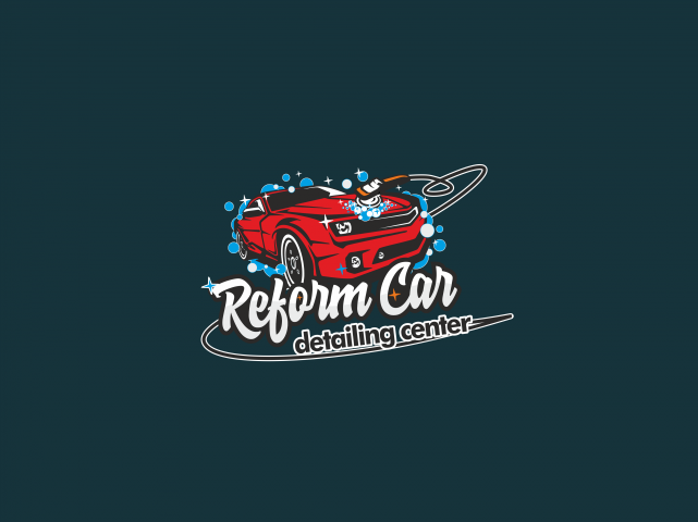 Логотип для студии детейлинг услуг "Reform car"