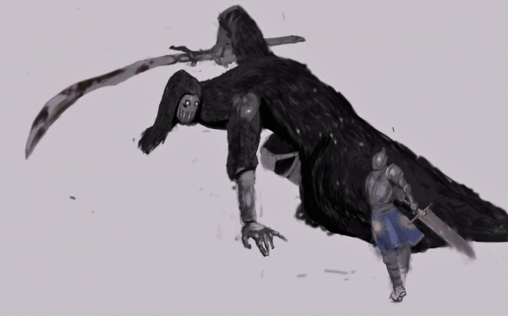 Бой с тварью