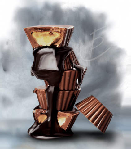 Food иллюстрация реализм