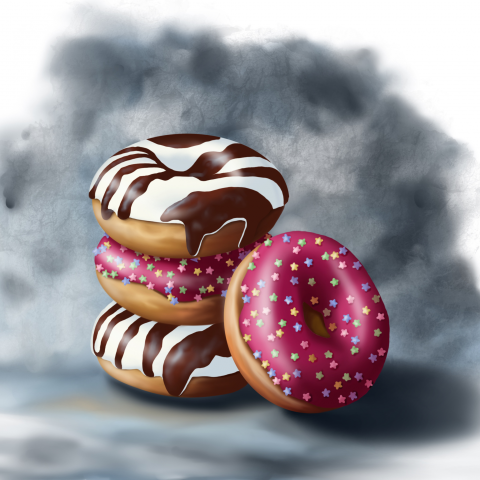 Food иллюстрация реализм