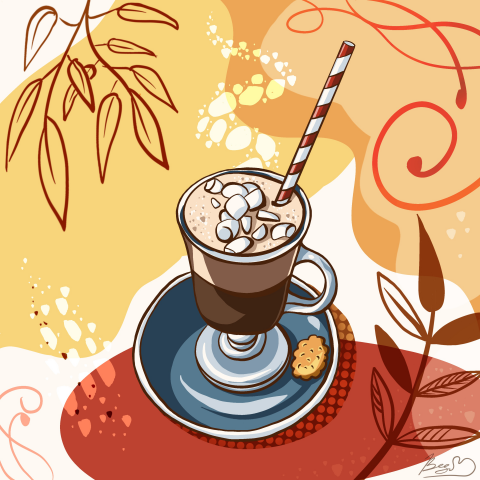 Flat Lay иллюстрация