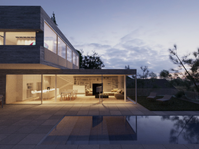 Dual House 2 view