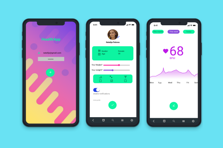 Design for Food mobile app