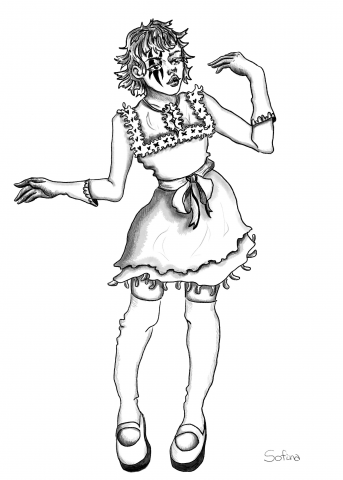 иллюстрация. персонаж