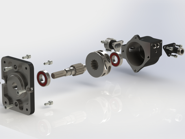 Гидромотор роторный